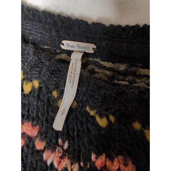 Free people geometric knit grandpacore granny sweater - Picture 5 of 6